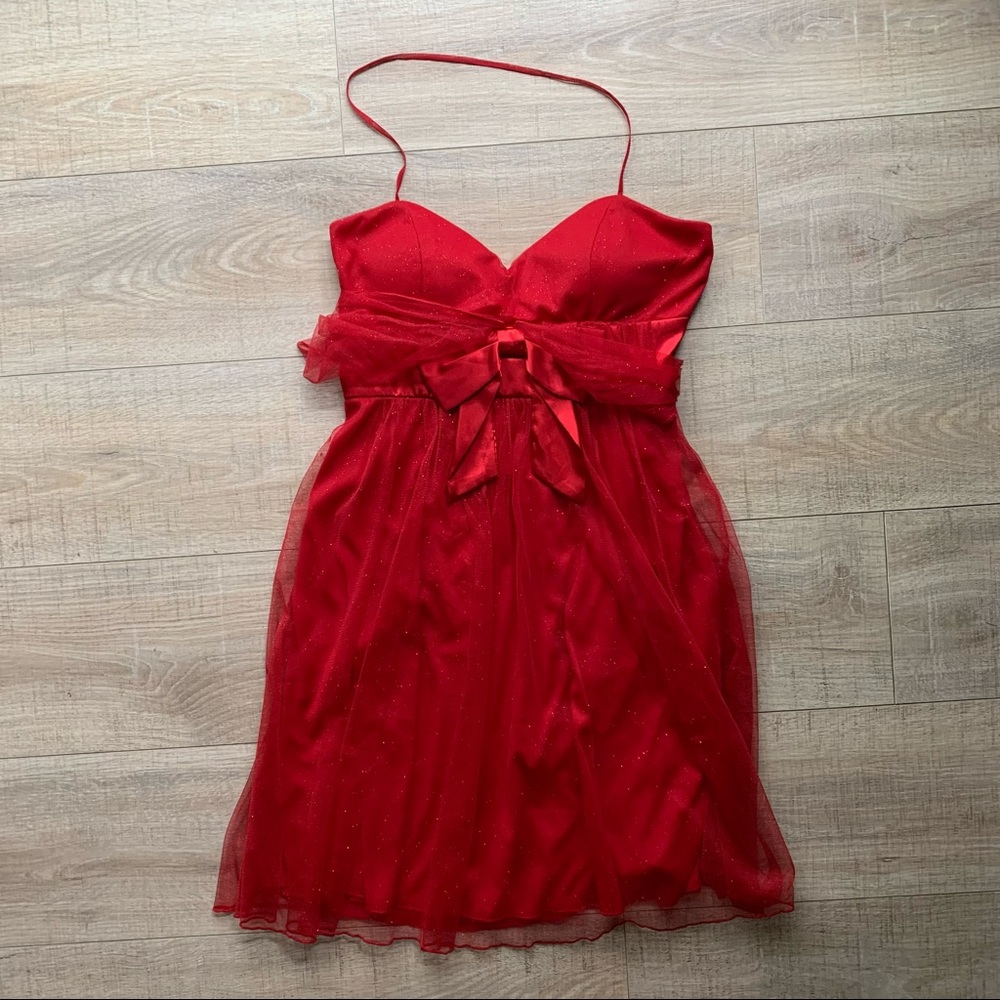 New Speechless Red Mini Dress